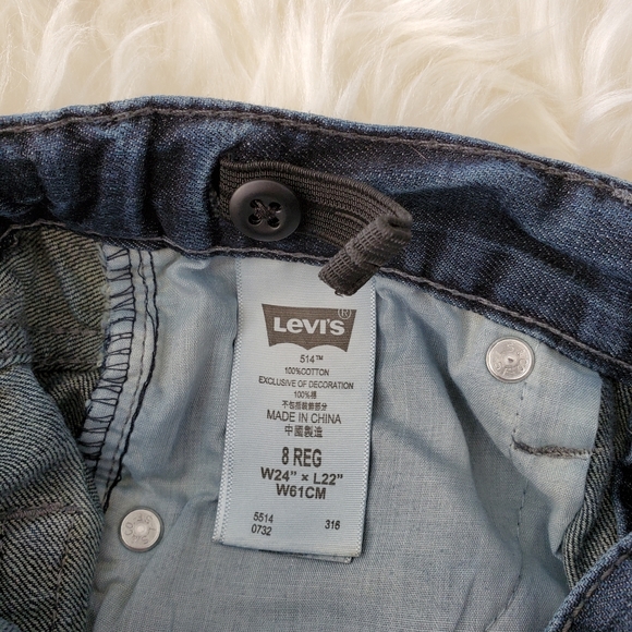 Levi's 514 Straight Jeans, Boys, Size 8 Reg - Picture 8 of 8
